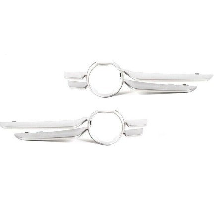 Ensemble de garniture de grille de feux antibrouillard pour pare-chocs avant - Pièce d'origine BMW 51117016515/51117016516 Ensemble de garniture de grille de feux antibrouillard pour pare-chocs avant - Pièce d'origine BMW 51117016515/51117016516
