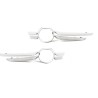 Ensemble de garniture de grille de feux antibrouillard pour pare-chocs avant - Pièce d'origine BMW 51117016515/51117016516 Ensemble de garniture de grille de feux antibrouillard pour pare-chocs avant - Pièce d'origine BMW 51117016515/51117016516