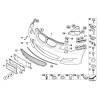 Bouclier avant - Pièce d'origine BMW 51117899051 Bouclier avant - Pièce d'origine BMW 51117899051