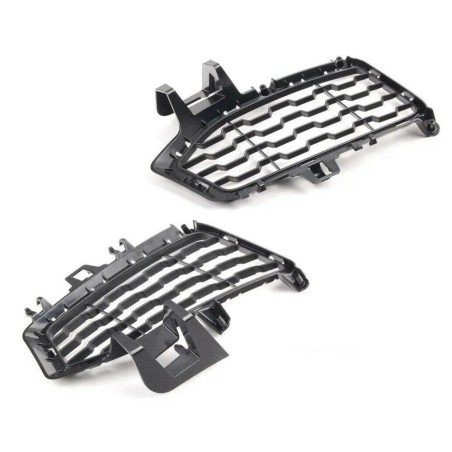 Ensemble de grilles de pare-chocs avant Race Package Trim - Pièce d'origine BMW 51118056494/51118056493