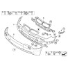 Support de fixation d'insertion de pare-chocs avant - Pièce d'origine BMW 51113400898 Support de fixation d'insertion de pare-chocs avant - Pièce d'origine BMW 51113400898