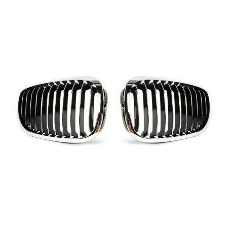 Pare-chocs avant Grille de calandre chromée Paire - Pièce d'origine BMW 51137064317/51137064318 Pare-chocs avant Grille de calandre chromée Paire - Pièce d'origine BMW 51137064317/51137064318