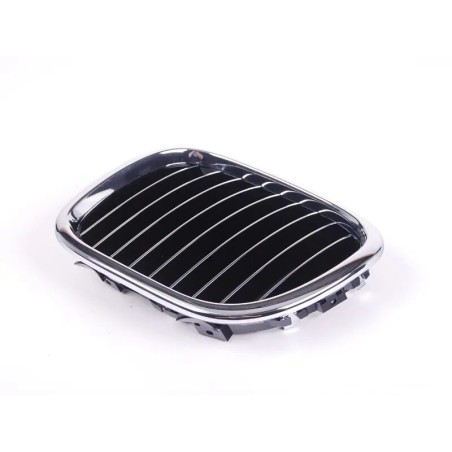 Grille de calandre avant gauche N/S chromée - Pièce d'origine BMW 51138412949 Grille de calandre avant gauche N/S chromée - Pièce d'origine BMW 51138412949