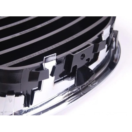Grille de calandre avant gauche N/S chromée - Pièce d'origine BMW 51138412949 Grille de calandre avant gauche N/S chromée - Pièce d'origine BMW 51138412949