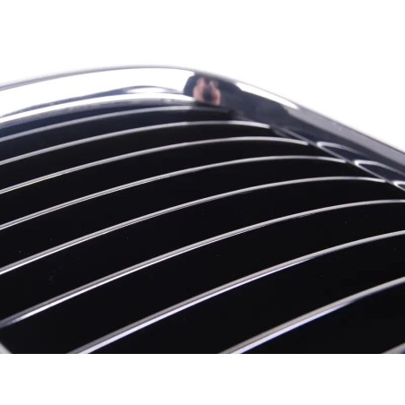 Grille de calandre avant gauche N/S chromée - Pièce d'origine BMW 51138412949 Grille de calandre avant gauche N/S chromée - Pièce d'origine BMW 51138412949