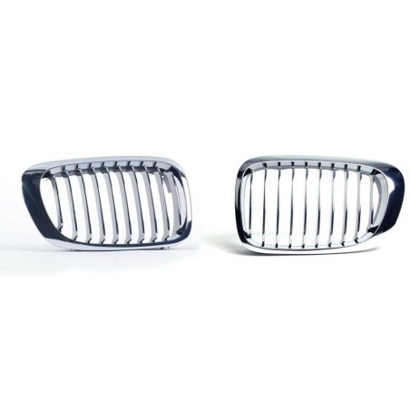 Ensemble de grilles de rein chromées pour pare-chocs avant - Pièce d'origine BMW 51138208686/51138208685 Ensemble de grilles de rein chromées pour pare-chocs avant - Pièce d'origine BMW 51138208686/51138208685
