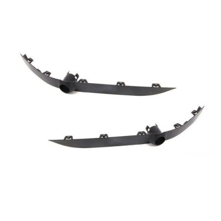 Garniture latérale de couverture de pare-chocs avant avec PDC - Ensemble de deux pièces d'origine BMW 51117009893/51117009894. Garniture latérale de couverture de pare-chocs avant avec PDC - Ensemble de deux pièces d'origine BMW 51117009893/51117009894.