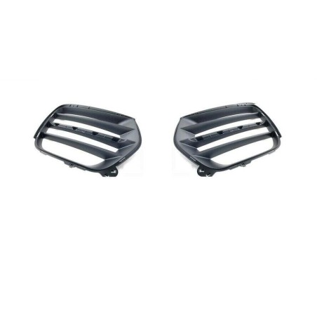 Grilles inférieures de pare-chocs avant avec moulures d'insertion - Pièce d'origine BMW 51118055277 Grilles inférieures de pare-chocs avant avec moulures d'insertion - Pièce d'origine BMW 51118055277