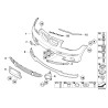 Grille inférieure de pare-chocs avant - Pièce d'origine BMW 51117118161 Grille inférieure de pare-chocs avant - Pièce d'origine BMW 51117118161
