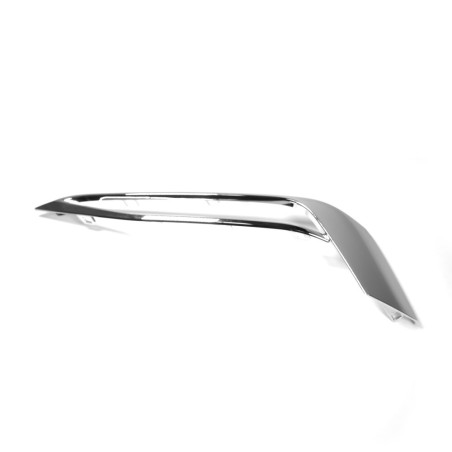 Bouclier avant avec garniture chromée côté gauche - Pièce d'origine BMW 51117385283 de la ligne de luxe.