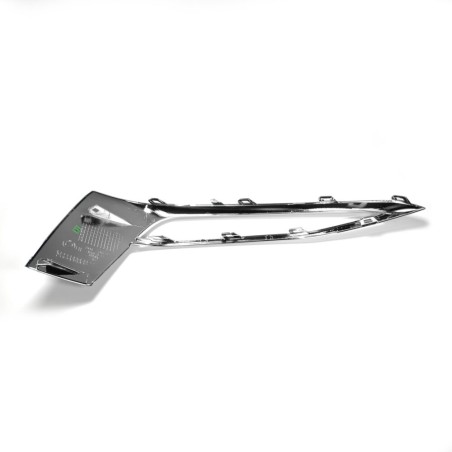 Bouclier avant avec garniture chromée côté gauche - Pièce d'origine BMW 51117385283 de la ligne de luxe.