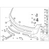 Support de plaque d'immatriculation avant - Pièce d'origine BMW 51118397512 Support de plaque d'immatriculation avant - Pièce d'origine BMW 51118397512