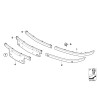 Support de plaque d'immatriculation avant de pare-chocs - Pièce d'origine BMW 51117142181 de type USA. Support de plaque d'immatriculation avant de pare-chocs - Pièce d'origine BMW 51117142181 de type USA.