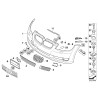 Calandre inférieure droite du pare-chocs avant - Pièce d'origine BMW 51117154722 Calandre inférieure droite du pare-chocs avant - Pièce d'origine BMW 51117154722