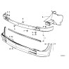 Spoiler de pare-chocs avant - Pièce d'origine BMW 51711911983 Spoiler de pare-chocs avant - Pièce d'origine BMW 51711911983