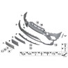 Panneau d'habillage inférieur du pare-chocs avant - Pièce d'origine BMW 51117222371 Panneau d'habillage inférieur du pare-chocs avant - Pièce d'origine BMW 51117222371