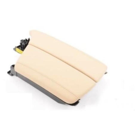 Accoudoir central avant en cuir Veneto Beige Dakota RHD - Pièce d'origine BMW 51169216876
