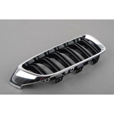 Grille de calandre avant chromée gauche + droite - Pièce d'origine BMW 51138056411/51138054332 Grille de calandre avant chromée gauche + droite - Pièce d'origine BMW 51138056411/51138054332