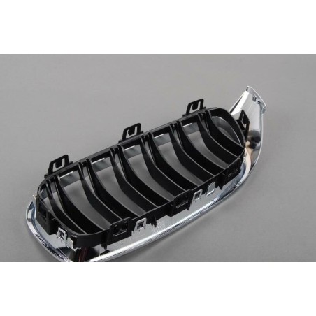 Grille de calandre avant chromée gauche + droite - Pièce d'origine BMW 51138056411/51138054332 Grille de calandre avant chromée gauche + droite - Pièce d'origine BMW 51138056411/51138054332
