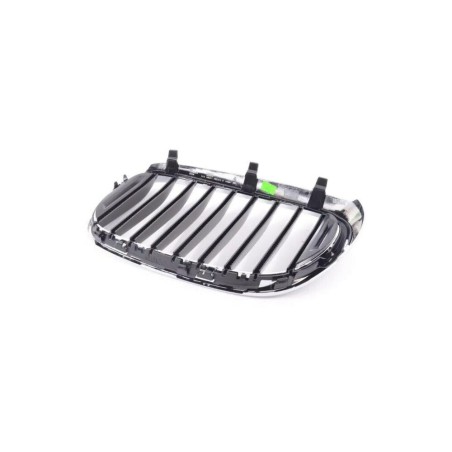 Ensemble de grilles de rein chromées avant, côté gauche et côté droit - Pièce d'origine BMW 51137357011/51137357012.