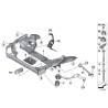 Bras de commande avant gauche - Pièce d'origine BMW 31102283577 Bras de commande avant gauche - Pièce d'origine BMW 31102283577