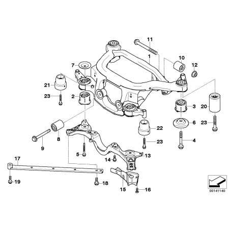 Bague de différentiel avant - Pièce d'origine BMW 33176770788
