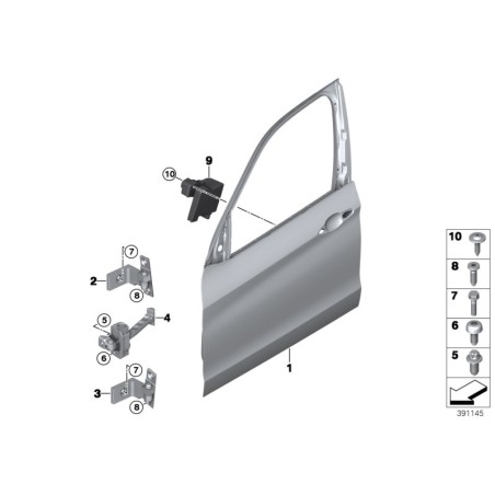 Frein de porte avant - Pièce d'origine BMW 51217290595
