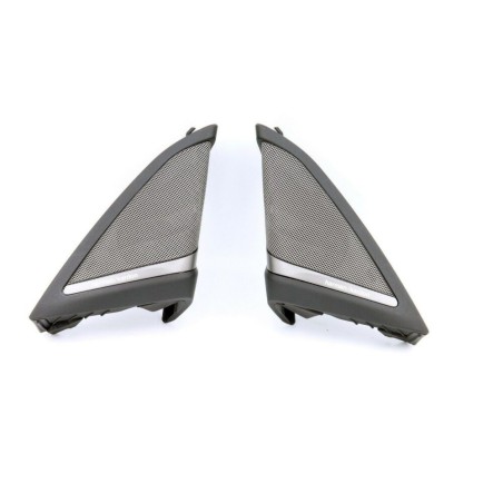 Ensemble de couvercles de tweeter Harman Kardon pour porte avant - Pièce d'origine BMW 51337464601/51337464602