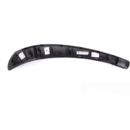 Cache de poignée intérieure de porte avant en aluminium argenté Glacier gauche - Pièce d'origine BMW 51418037455