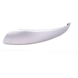 Cache de poignée intérieure de porte avant en aluminium argenté Glacier - Pièce d'origine BMW 51418037456