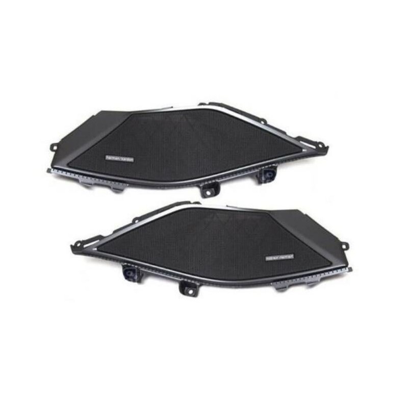 Ensemble de couvercles de haut-parleurs de porte avant - Pièce d'origine BMW 51417447238/51417447237