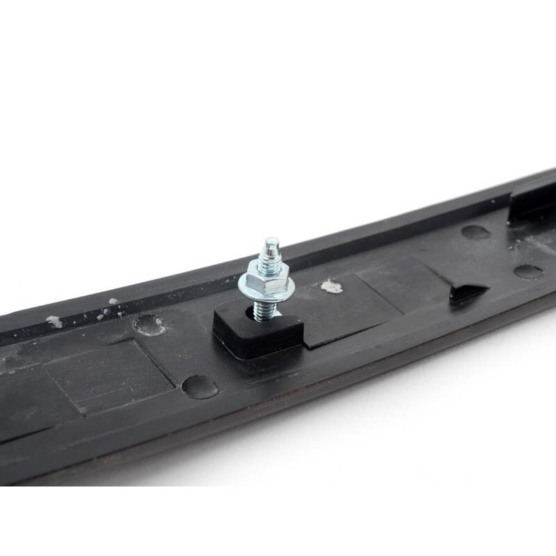 Panneau de porte avant en bois, grain de bois en peuplier brun, gauche - Pièce d'origine BMW 51416959333.