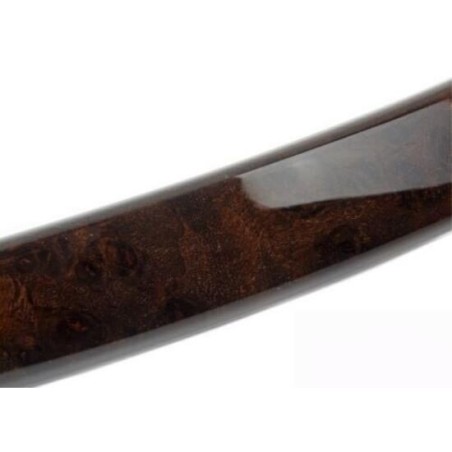 Panneau de porte avant en bois, grain de bois en peuplier brun, côté droit - Pièce d'origine BMW 51416959334.
