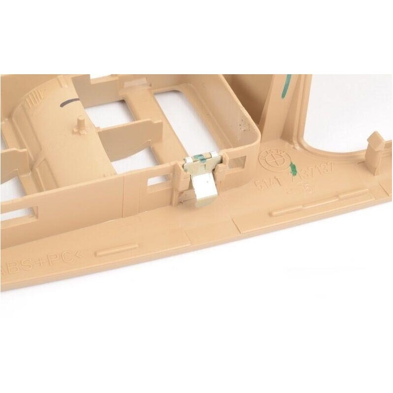 Garniture de poignée d'ouverture de porte avant beige gauche LHD - Pièce d'origine BMW 51416975779