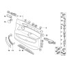 Garniture de poignée d'ouverture de porte avant encastrée beige droite RHD - Pièce d'origine BMW 51416975780 Garniture de poignée d'ouverture de porte avant encastrée beige droite RHD - Pièce d'origine BMW 51416975780