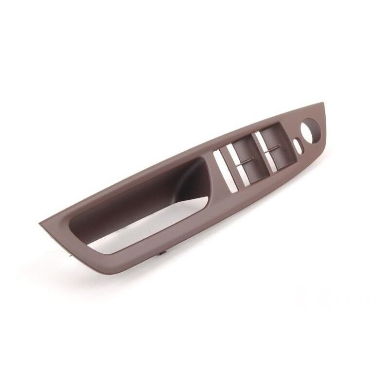 Garniture de poignée d'ouverture de porte avant encastrée marron tabac gauche LHD - Pièce d'origine BMW 51416975783