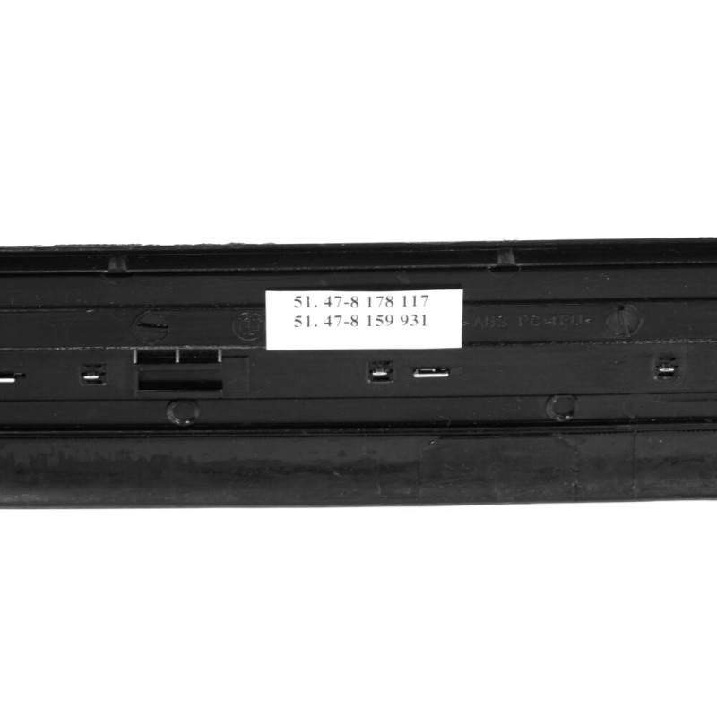 Cache de seuil de porte avant noir gauche N/S - Pièce d'origine BMW 51478178119