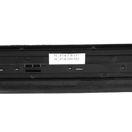 Cache de seuil de porte avant noir gauche N/S - Pièce d'origine BMW 51478178119 Cache de seuil de porte avant noir gauche N/S - Pièce d'origine BMW 51478178119