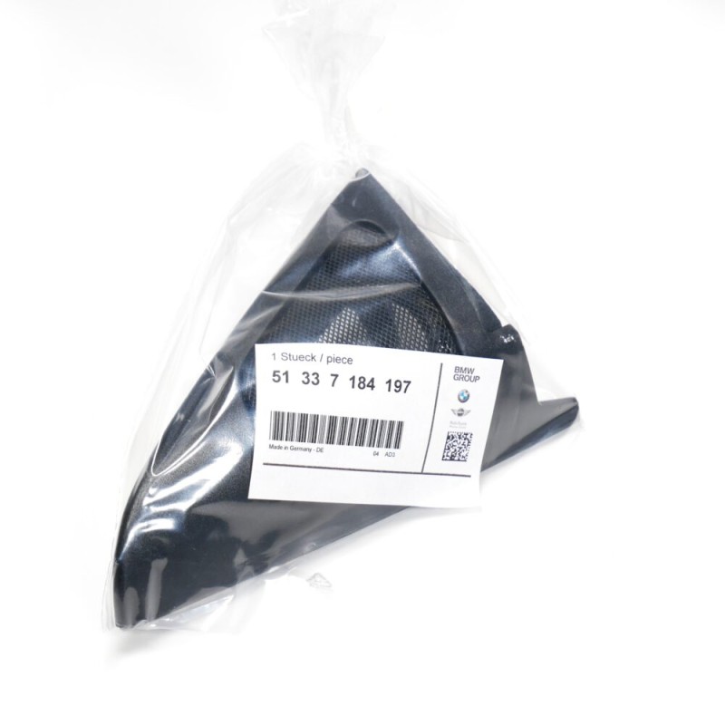 Cache de tweeter de haut-parleur de porte avant - Pièce d'origine BMW 51337184197