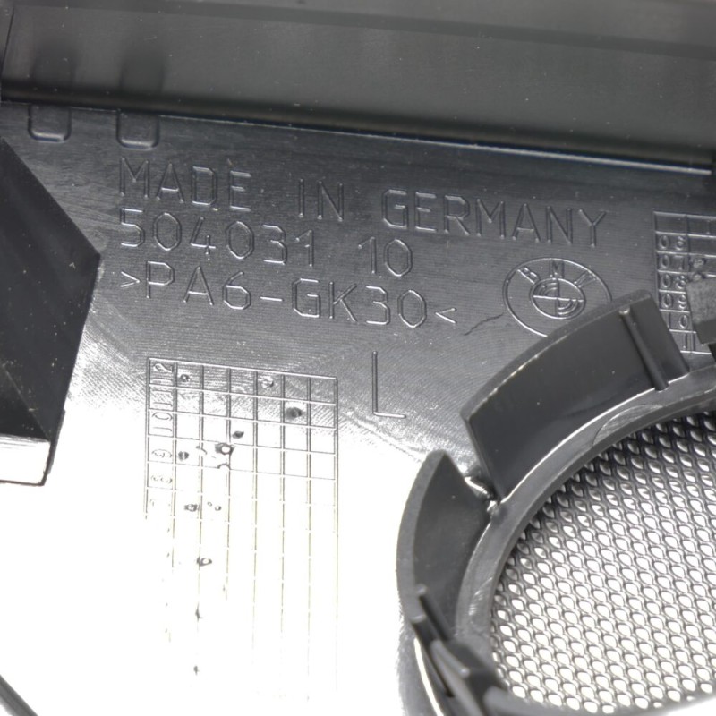 Cache de tweeter de haut-parleur de porte avant gauche N/S - Pièce d'origine BMW 51337199597