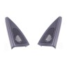 Cache de tweeter de haut-parleur de porte avant paire gauche + droite - Pièce d'origine BMW 51337197860/51337197859