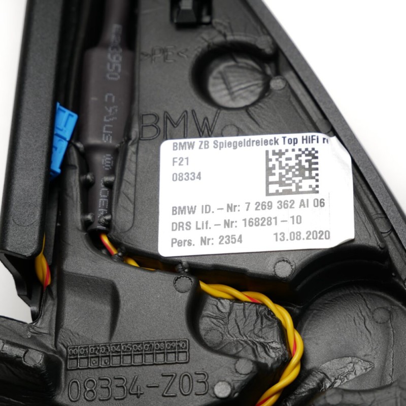 Haut-parleur d'aiguille de porte avant Harman Kardon - Paire - Pièce d'origine BMW 51337269361/51337269362