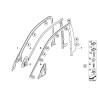 Garniture de porte avant gauche - Pièce d'origine BMW 51337072885