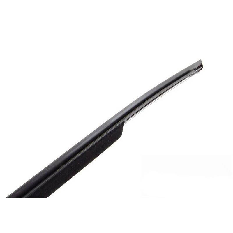 Garniture de canal de vitre de porte avant en noir brillant - Pièce d'origine BMW 51337207842, côté droit.