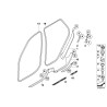 Protection de bord avant de porte Schwarz - Pièce d'origine BMW 51767333813 Protection de bord avant de porte Schwarz - Pièce d'origine BMW 51767333813