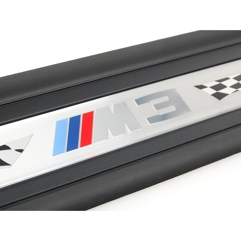 Garniture de seuil de porte d'entrée avant paire gauche droite - Pièce d'origine BMW 51477979359/51477979360