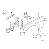 Garde-boue avant - Droit - Pièce d'origine BMW 51711977048 Garde-boue avant - Droit - Pièce d'origine BMW 51711977048