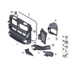 Panneau avant complet de conduits d'air - Pièce d'origine BMW 51647222952 Panneau avant complet de conduits d'air - Pièce d'origine BMW 51647222952