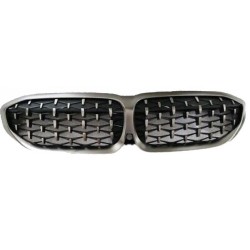 Grille de calandre avant grise - Pièce d'origine BMW 51138079741