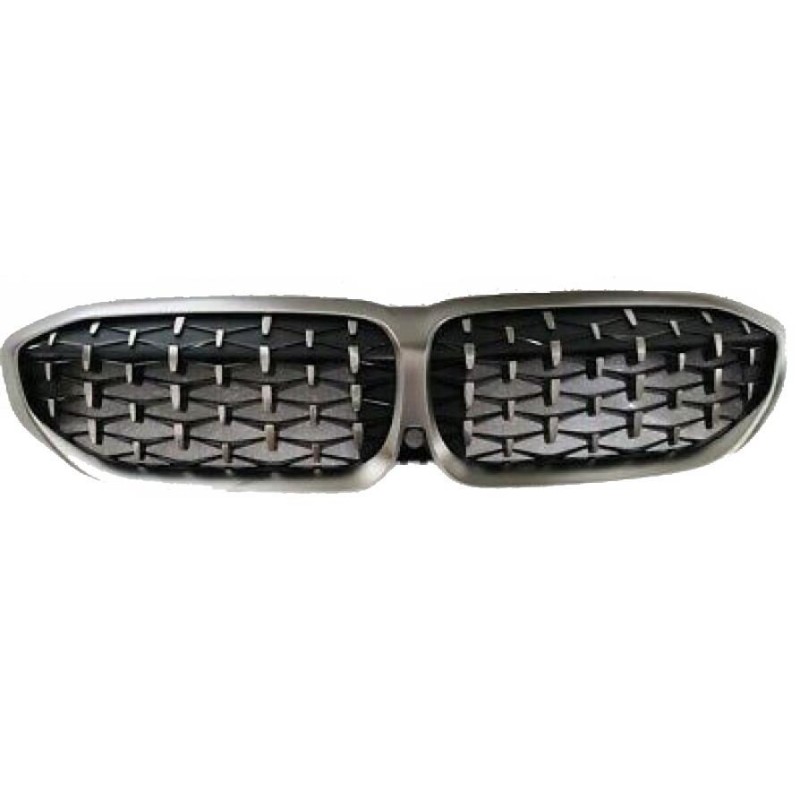 Grille de calandre avant grise - Pièce d'origine BMW 51138079741